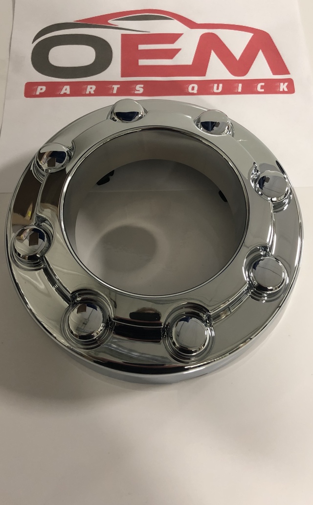 5C3Z1130HA - Wheels: Chromed Center Caps - Front for Ford: E-350 Super Duty, E-450 Super Duty, F-250 Super Duty, F-350 Super Duty, F-450 Super Duty, F-550 Super Duty Image