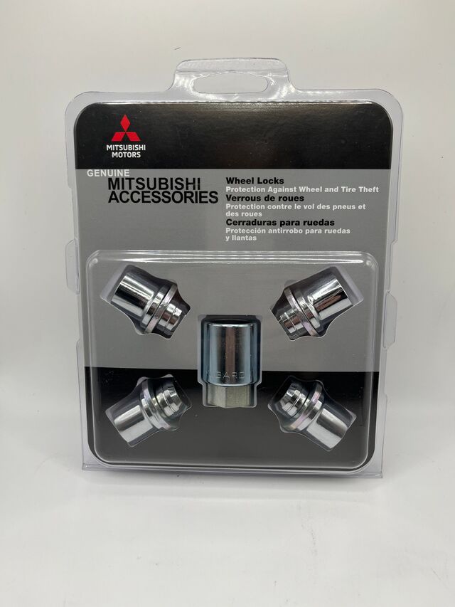 MZ315279 - Wheels: Wheel Locks Set - Chrome (4 Wheels) for Mitsubishi Image
