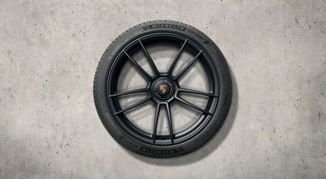 992044601BA - : 992 911 GTS (2020+) 20/21" 911 Turbo S Winter Wheel/Tire Set - Satin Gloss Black for Porsche: 911 Image