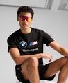 80155B6FB18 - : M Motorsport ESS Logo Puma Tee - Black for BMW Image