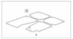 51478245331 - : Set Of Floor Mats Velours (Black) for BMW Image