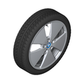 36110047998 - : I03 i3 19" Style 427 Silver Winter Wheel/Tire - 5x19 for BMW Image