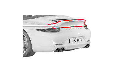 99104480078 - : 991 911 GTS (2012-2016) Sport Design Package Rear Ducktail Spoiler Retrofit Kit for Porsche: 911 Image