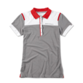 80142460928 - : Golfsport Ladies Polo Shirt - Grey/White for BMW Image
