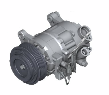 Genuine BMW 64-52-9-223-694 | AC Compressor with Magnetic