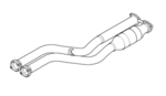 18107832909 - : Exhaust System, Front for BMW: M3 Image