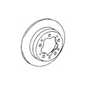 90135240117 - : Brake Disc - Rear for Porsche Image