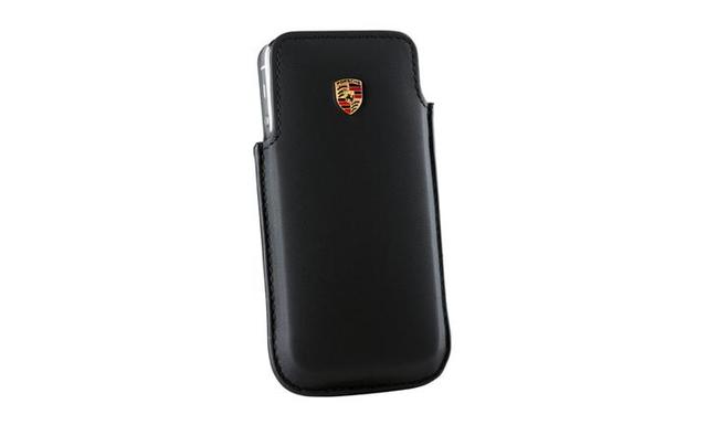 WAP0300180E - : Leather iPhone 5 Cover - Black for Porsche Image