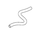11727555680 - : Pressure Hose Assy for BMW: 323Ci, 323i, 323is, 325Ci, 325i, 325xi, 328Ci, 328i, 328is, 330Ci, 330i, 330xi Image