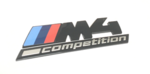51148084165 - Body: G82 M4 Competition Gloss Black Emblem for BMW: M4 Image