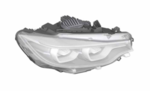 63117478160 - : Adaptive LED Headlight Assembly - Right for BMW: 430i, 430i Gran Coupe, 430i xDrive, 430i xDrive Gran Coupe, 440i, 440i Gran Coupe, 440i xDrive, 440i xDrive Gran Coupe, M3, M4 Image