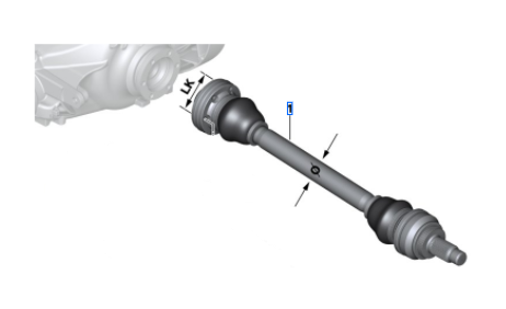 33217547074 - Universals &amp; Rear Axle: Axle Assembly for BMW: 128i, 325i, 328i Image