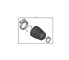 31608657288 - : Cv Joint Boot Kit for BMW: 330e xDrive, 330i xDrive, 430i xDrive, 430i xDrive Gran Coupe, 530e, 530e xDrive, 530i xDrive, 540d xDrive, 540i xDrive, 640i xDrive Gran Turismo, 740e xDrive, 740i xDrive, 745e xDrive, 750i xDrive, 840i xDrive, 840i xDrive Gran Coupe, Alpina B7, Alpina B8 Gran Coupe, i7, M3, M4, M440i xDrive, M440i xDrive Gran Coupe, M5, M550i xDrive, M760i xDrive, M8, M8 Gran Coupe, M850i xDrive, M850i xDrive Gran Coupe Image