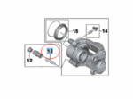 34106790926 - : Caliper Guiding Bolt for BMW: 228i, 228i xDrive, 230i, 230i xDrive, 320i, 320i xDrive, 328d, 328d xDrive, 328i, 328i GT xDrive, 328i xDrive, 330e, 330i, 330i GT xDrive, 330i xDrive, 335i, 335i GT xDrive, 335i xDrive, 340i, 340i GT xDrive, 340i xDrive, 428i, 428i Gran Coupe, 428i xDrive, 428i xDrive Gran Coupe, 430i, 430i Gran Coupe, 430i xDrive, 430i xDrive Gran Coupe, 435i, 435i Gran Coupe, 435i xDrive, 435i xDrive Gran Coupe, 440i, 440i Gran Coupe, 440i xDrive, 440i xDrive Gran Coupe, ActiveHybrid 3, X3, X4 Image