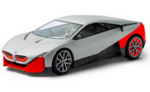 80435A072D8 - : BMW Vision M NEXT Miniature, Grey/Orange - 1:18 Scale for BMW Image