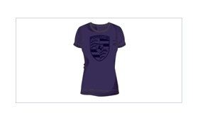 WAP5910XS0J - : Ladies Crest T-Shirt - Ultraviolet for Porsche Image