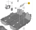 9928616901E0 - : Passenger's Floor Luggage Net for Porsche Image
