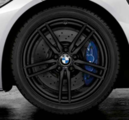 36112462547 - : F8x M3/M4 19" Style 641M Black Winter Wheel/Tire - 8.5x19 for BMW Image