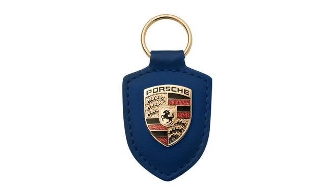 WAP0500950E - : Porsche Crest Keyring - Blue for Porsche Image