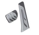 35002232278 - : M Performance Stainless Steel Pedal Cover Set - Auto/Sport Auto Transmission for BMW: 228i, 228i xDrive, 230i, 230i xDrive, 320i, 320i xDrive, 328d, 328d xDrive, 328i, 328i xDrive, 330e, 330i, 330i GT xDrive, 330i xDrive, 335i, 335i xDrive, 340i, 340i GT xDrive, 340i xDrive, 428i, 428i xDrive, 430i, 430i xDrive, 435i, 435i xDrive, 440i, 440i xDrive, 528i, 528i xDrive, 530i, 530i xDrive, 535d, 535d xDrive, 535i, 535i xDrive, 540d xDrive, 540i, 540i xDrive, 550i, 550i xDrive, 640i, 640i Gran Coupe, 640i xDrive, 640i xDrive Gran Coupe, 640i xDrive Gran Turismo, 650i, 650i Gran Coupe, 650i xDrive, 650i xDrive Gran Coupe, 740e xDrive, 740i, 740i xDrive, 740Li, 740Li xDrive, 750i, 750i xDrive, 750Li, 750Li xDrive, 760Li, Alpina B6 xDrive Gran Coupe, Alpina B7, M2, M235i, M235i xDrive, M240i, M240i xDrive, M3, M340i, M4, M5, M550i xDrive, M6, M760i xDrive, X1, X3, X4, X5, X6, X7 Image