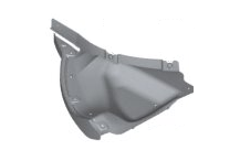 Genuine BMW 51-71-8-054-282 | Lower Deflector - Right | FREE