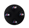 36122456427 - : M Logo Valve Stem Caps Set with Black Body for BMW: 230i, 230i xDrive, 320i, 320i xDrive, 328d, 328d xDrive, 330e, 330i, 330i GT xDrive, 330i xDrive, 340i, 340i GT xDrive, 340i xDrive, 430i, 430i Gran Coupe, 430i xDrive, 440i, 440i xDrive, 530i, 530i xDrive, 540d xDrive, 540i, 540i xDrive, 640i, 640i Gran Coupe, 640i xDrive, 640i xDrive Gran Coupe, 640i xDrive Gran Turismo, 650i, 650i Gran Coupe, 650i xDrive, 650i xDrive Gran Coupe, 740i, 740i xDrive, 750i, 750i xDrive, 840i, 840i Gran Coupe, Alpina B6 xDrive Gran Coupe, Alpina B7, M2, M240i, M240i xDrive, M3, M340i, M4, M440i Gran Coupe, M5, M550i xDrive, M6, M6 Gran Coupe, M760i xDrive, M8, X1, X2, X3, X4, X5, X6, X7, Z4 Image