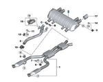 18309505068 - : Rear Muffler with Exhaust Flap for BMW: M3 Image
