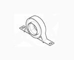 26127513218 - : Drive Shaft Center Support Bearing for BMW: 745i, 745Li, 750i, 750Li, 760i, 760Li Image