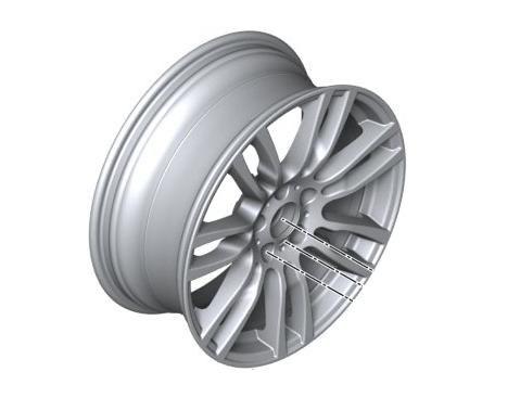 36117850020 - : Light Alloy Rim Ferric Grey, Front (Style 403M) for BMW: 430i Gran Coupe, 430i xDrive Gran Coupe, 440i Gran Coupe, 440i xDrive Gran Coupe Image