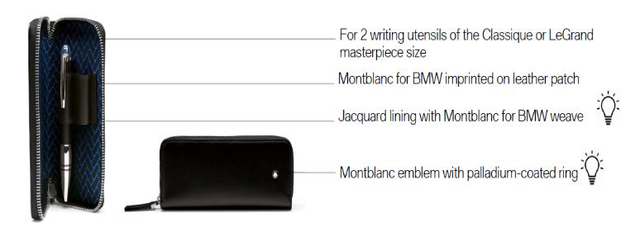 Genuine BMW 80-21-2-450-924 | MONTBLANC for BMW Pen Pouch | FREE