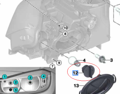 63117159570 - Electrical: Socket for BMW Image
