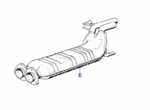 18122225082 - : Front Muffler for BMW Image