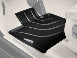 51472458440 - : F15 X5 All Weather Rubber Floor Mats Set - Rear for BMW: X5, X6 Image