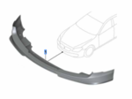 51117988551 - : F06 GC Alpina B6 Primed Front Spoiler for BMW Image