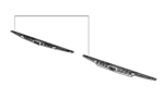 61619069197 - : Set Of Wiper Blades for BMW Image