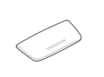51169145152 - : Ashtray Trim Cover - Aluminum (Satin Polished) for BMW Image