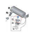 18308632154 - : Actuator Drive, Exhaust Flap for BMW: 228i, 228i Gran Coupe, 228i xDrive, 228i xDrive Gran Coupe, 230i, 230i xDrive, 320i, 320i xDrive, 328i, 328i GT xDrive, 328i xDrive, 330e, 330i, 330i GT xDrive, 330i xDrive, 335i, 335i GT xDrive, 335i xDrive, 340i, 340i GT xDrive, 340i xDrive, 428i, 428i Gran Coupe, 428i xDrive, 428i xDrive Gran Coupe, 430i, 430i Gran Coupe, 430i xDrive, 430i xDrive Gran Coupe, 435i, 435i Gran Coupe, 435i xDrive, 435i xDrive Gran Coupe, 440i, 440i Gran Coupe, 440i xDrive, 440i xDrive Gran Coupe, ActiveHybrid 3, i8, M2, M235i, M235i xDrive, M235i xDrive Gran Coupe, M240i, M240i xDrive, X1, X2, X6 Image