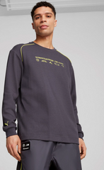 80155B5F406 - : BMW M Motorsport Statement Puma LS Tee - Gray for BMW Image