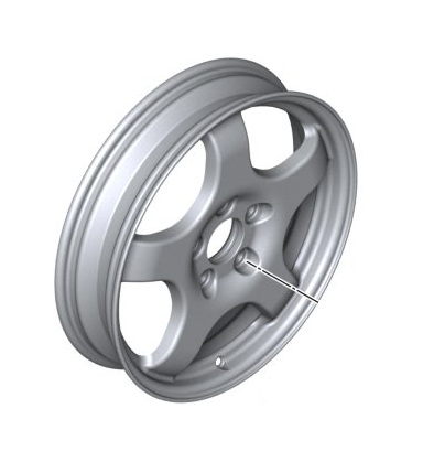 Genuine BMW 36-11-6-796-144 | Spare Wheel - 4X17 ET:5 | FREE