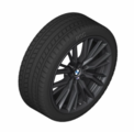 36112462649 - : ​G20/22 3 Series 18" My Performance Style 796M Double Spoke Matte Black Winter Wheel/Tire - 8.5x18 for BMW: 430i, M2 Image