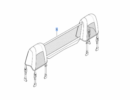 54700150671 - Body: Wind Deflector for BMW: Z4 Image
