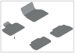 51475A29270 - : Set Of Floor Mats (anthracite) for BMW Image
