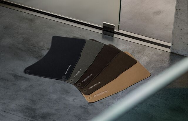 9Y1863011BOS5 - : 9YA-2 Cayenne E3-2 (2023+) Floor Mats with Nubuk Surround for Porsche Image
