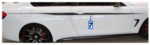 51142406751 - : F36 Gran Coupe M Performance Side Accent Strip Set for BMW Image