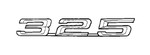 51141960225 - : Nameplate - 325 for BMW: 325i, 325is Image