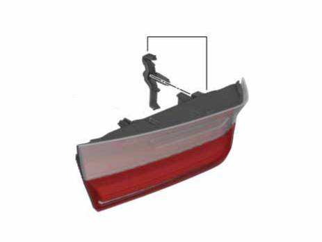 63217420455 - Electrical: Backup Lamp for BMW: 330e, 330e xDrive, 330i, 330i xDrive, M3, M340i, M340i xDrive Image