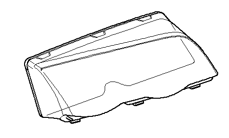 63126923412 - : Headlamp Lens - Right for BMW: 325i, 325xi, 330i, 330xi Image