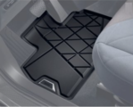 51475A20D31 - : I20 iX All Weather Rubber Floor Mats Set - Front for BMW Image