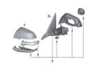 51167459076 - : Mirror Assembly for BMW: 230i, 230i xDrive, M2, M240i, M240i xDrive Image