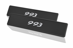 PCG70199300 - : ​​Porsche Classic Sticker Number Plate Set - 993 for Porsche Image
